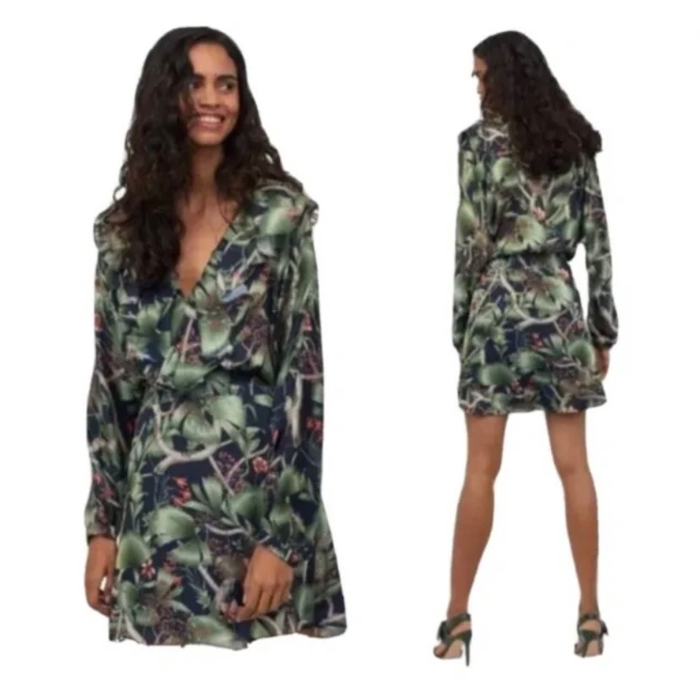 Johanna Ortiz x H&M Multi Colored Floral Dress